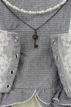 画像3: axes femme / 異素材組み合わせワンピース M グレー×アイボリー T-26-03-21-033-AX-OP-SA-ZT