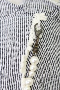 画像4: axes femme / 異素材組み合わせワンピース M グレー×アイボリー T-26-03-21-033-AX-OP-SA-ZT