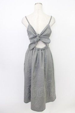 画像2: axes femme / チェック柄キャミワンピース M ブラック T-26-03-21-034-AX-OP-SA-ZT