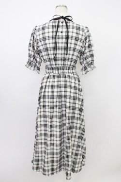 画像2: m petit by misako / ワンピース S 黒Ｘ白チェック半袖 T-26-03-21-035-0-OP-SA-ZT