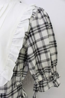 画像3: m petit by misako / ワンピース S 黒Ｘ白チェック半袖 T-26-03-21-035-0-OP-SA-ZT