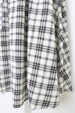 画像4: m petit by misako / ワンピース S 黒Ｘ白チェック半袖 T-26-03-21-035-0-OP-SA-ZT