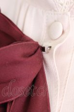 画像4: axes femme kawaii / エレガントドールワンピース M ワイン T-26-03-21-038-AX-OP-SA-ZT548 (4)