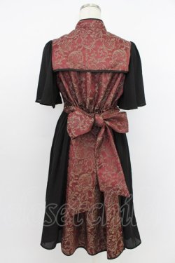 画像2: axes femme kawaii / メイリンワンピース M ワイン T-26-03-21-039-AX-OP-SA-ZT