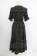 画像2: m petit by misako / 梨地水玉半袖ワンピース S 黒 T-26-03-21-040-LO-OP-SA-ZT (2)