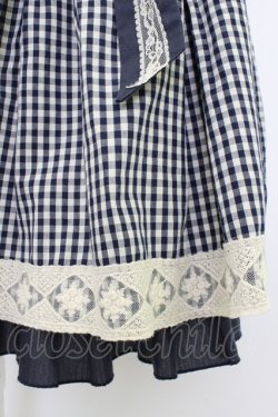 画像3: axes femme / ギンガムチェックスカート M ネイビー T-26-03-21-041-AX-SK-SA-ZT