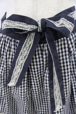 画像4: axes femme / ギンガムチェックスカート M ネイビー T-26-03-21-041-AX-SK-SA-ZT