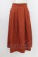 画像1: axes femme / サス付きタックスカート  オレンジ T-26-03-21-043-AX-SK-SA-ZT (1)