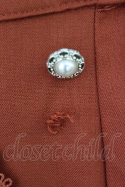 画像3: axes femme / サス付きタックスカート  オレンジ T-26-03-21-043-AX-SK-SA-ZT