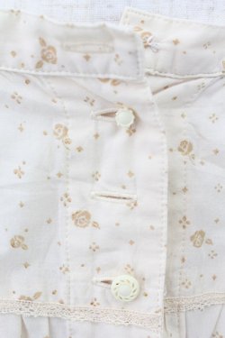 画像4: PINK HOUSE / 小花&レース柄前開きスカート  ベージュ T-26-03-21-044-LO-SK-SA-ZT