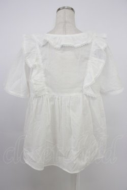 画像2: Chalmiere / ネグリジェブラウス M ホワイト T-26-03-21-001-0-BL-SA-ZT