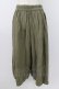 画像2: axes femme / 華刺繍リネンガウチョパンツ M オリーブ T-26-03-21-045-AX-PA-SA-ZT (2)