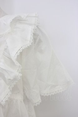 画像3: Chalmiere / ネグリジェブラウス M ホワイト T-26-03-21-001-0-BL-SA-ZT