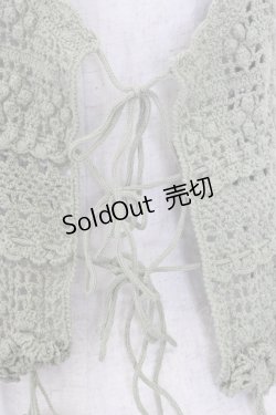 画像3: PINK HOUSE / ぶどうモチーフノースリーブニットトップス  グリーン T-26-03-21-007-LO-TO-SA-ZT