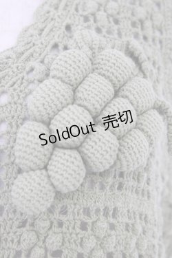 画像4: PINK HOUSE / ぶどうモチーフノースリーブニットトップス  グリーン T-26-03-21-007-LO-TO-SA-ZT