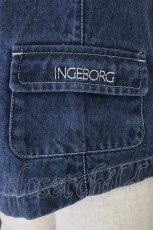 画像4: INGEBORG / デニムベスト  ブルー T-26-03-21-009-LO-TO-SA-ZT558 (4)