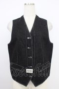 PINK HOUSE / デニムベスト  ブラック T-26-03-21-010-LO-TO-SA-ZT