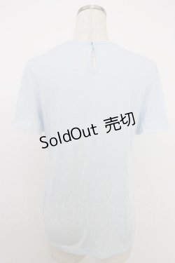 画像2: axes femme / バイカラーブラウス風プルオーバー M サックス T-26-03-21-011-AX-TO-SA-ZT