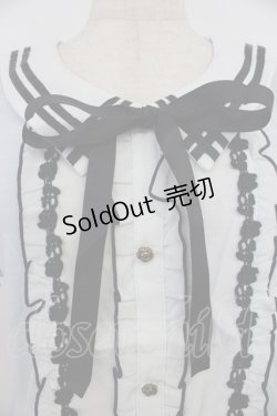 画像3: axes femme / バイカラーブラウス風プルオーバー M サックス T-26-03-21-011-AX-TO-SA-ZT