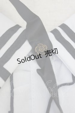 画像4: axes femme / バイカラーブラウス風プルオーバー M サックス T-26-03-21-011-AX-TO-SA-ZT