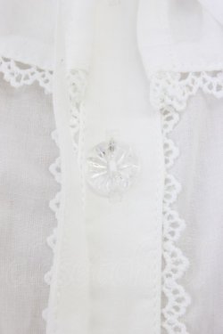 画像5: Chalmiere / ネグリジェブラウス M ホワイト T-26-03-21-001-0-BL-SA-ZT