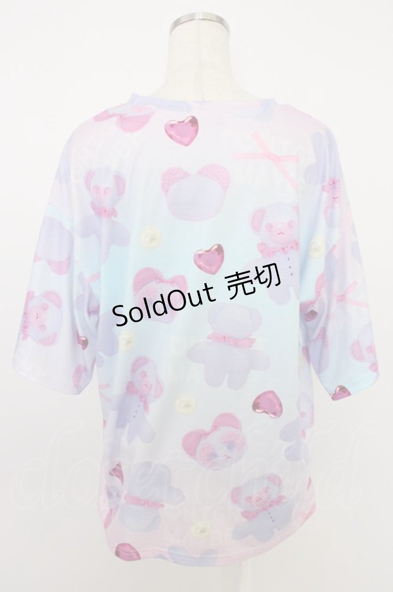画像2: ACDC RAG / BEAR IN MIND Tシャツ  ラベンダー T-26-03-21-012-0-TO-SA-ZT559 (2)