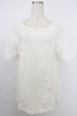画像1: axes femme / ネックレス付ビッグＴシャツ M ホワイト T-26-03-21-002-AX-TS-SA-ZT568 (1)