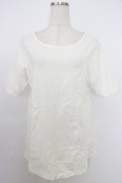 画像1: axes femme / ネックレス付ビッグＴシャツ M ホワイト T-26-03-21-002-AX-TS-SA-ZT