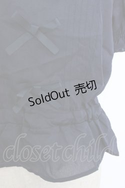 画像4: axes femme POETIQUE / リボンピンタックデザインブラウス M コン T-26-03-21-019-AX-BL-SA-ZT