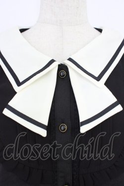 画像3: axes femme POETIQUE / セーラーデザインブラウス M ブラック T-26-03-21-020-AX-BL-SA-ZT