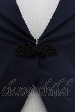 画像4: axes femme POETIQUE / チャイナボタンショートジャケット M ネイビー T-26-03-23-020-AX-JA-SA-ZT652 (4)