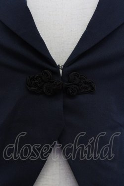 画像4: axes femme POETIQUE / チャイナボタンショートジャケット M ネイビー T-26-03-23-020-AX-JA-SA-ZT