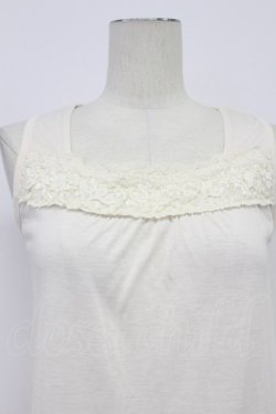 画像5: axes femme / 多種レース使いインナーワンピース M キナリ T-26-03-23-002-AX-OP-SA-ZT