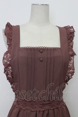 画像3: axes femme / エプロン風レトロジャンスカ  モカ T-26-03-23-022-AX-OP-SA-ZT