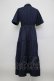 画像2: axes femme / ポケット付ティアードワンピース  ネイビー T-26-03-23-023-AX-OP-SA-ZT (2)