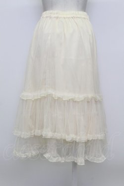 画像2: axes femme / ミドル丈チュールパニエ M 生成り T-26-03-23-024-AX-SK-SZ-ZT