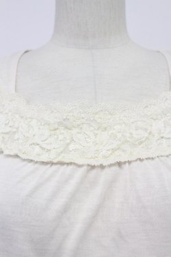 画像6: axes femme / 多種レース使いインナーワンピース M キナリ T-26-03-23-002-AX-OP-SA-ZT