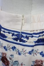 画像4: axes femme / ローズ×ラインプリントスカート  キナリ×青 T-26-03-23-027-AX-SK-SZ-ZT652 (4)