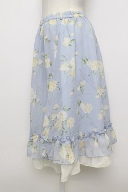 画像3: axes femme / ローズスカート  サックス T-26-03-23-029-AX-SK-SZ-ZT