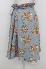 画像3: axes femme / ローズブーケスカート  サックス T-26-03-23-030-AX-SK-SZ-ZT652 (3)