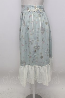 画像3: axes femme / ティータイム柄スカート  ミント T-26-03-23-033-AX-SK-SZ-ZT