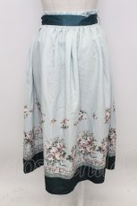 画像2: axes femme / ローズブーケ柄ミディスカート M グリーン T-26-03-23-034-AX-SK-SZ-ZT652 (2)