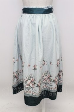 画像2: axes femme / ローズブーケ柄ミディスカート M グリーン T-26-03-23-034-AX-SK-SZ-ZT