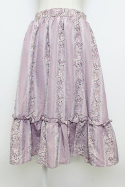 画像1: axes femme / 花柄スカート  ピンク T-26-03-23-036-AX-SK-SZ-ZT