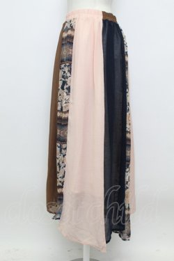 画像3: axes femme / 柄切換スカート   T-26-03-23-038-0-SK-SZ-ZT