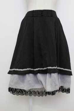 画像1: axes femme / スカート  黒 T-26-03-23-041-0-SK-SZ-ZT