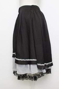 画像3: axes femme / スカート  黒 T-26-03-23-041-0-SK-SZ-ZT