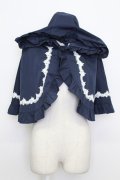 axes femme kawaii / 童話の小公女ケープ M 紺 T-26-03-23-042-AX-JA-SA-ZT