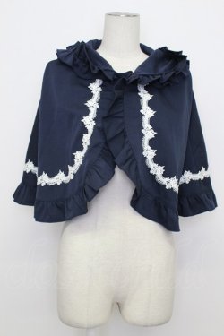 画像4: axes femme kawaii / 童話の小公女ケープ M 紺 T-26-03-23-042-AX-JA-SA-ZT