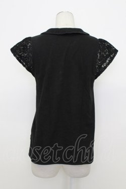 画像2: axes femme / 刺繍入りポロシャツ M アイボリー T-26-03-23-043-AX-TO-SA-ZT